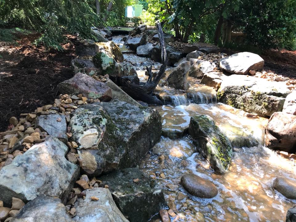 35480756_2200652359951833_7496198793293987840_n Natural meandering stream in a garden